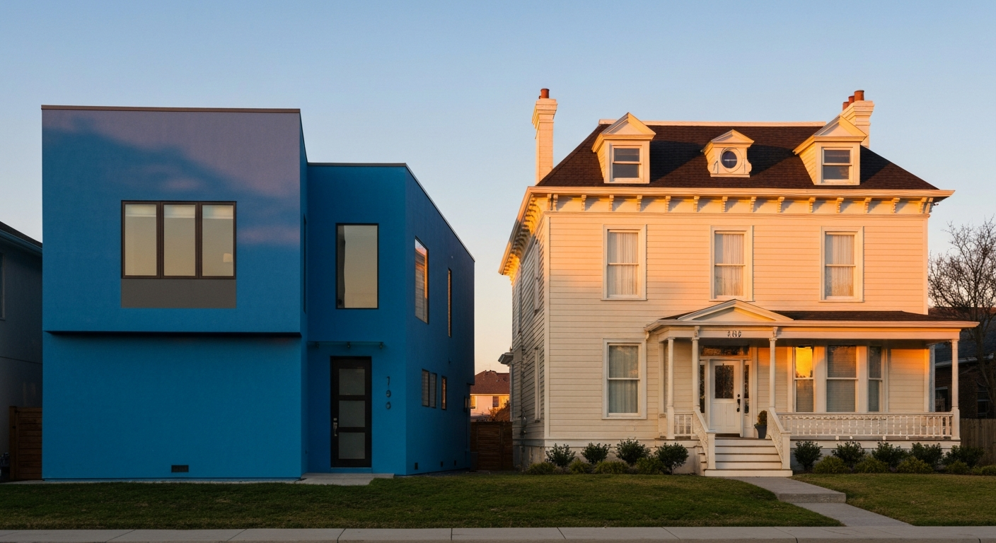 Modern living room in a home with equity available for HELOC